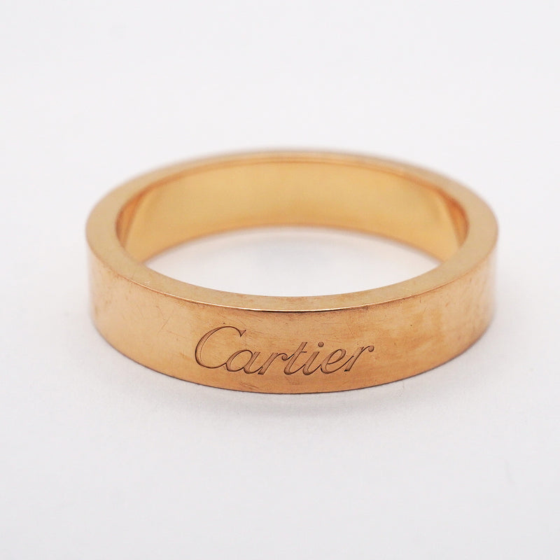 【6jgb0641】カルティエ リング Cドゥ K18PG ピンクゴールド ＃52【中古】レディース