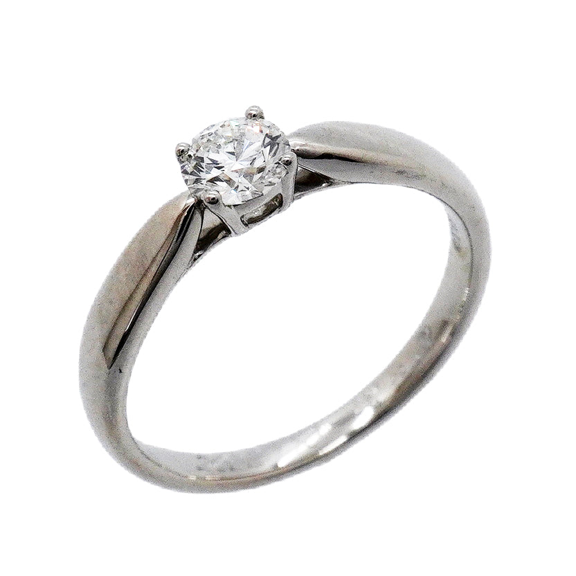 【6jgb0644】ティファニー リング ハーモニー 1PD Pt950 プラチナ ダイヤモンド 0.27ct 7.5号【中古】レディース
