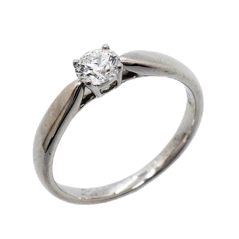 【6jgb0644】ティファニー リング ハーモニー 1PD Pt950 プラチナ ダイヤモンド 0.27ct 7.5号【中古】レディース