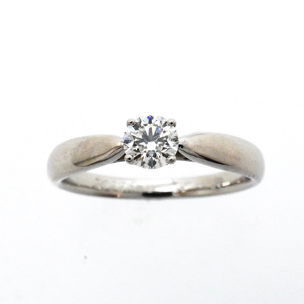 【6jgb0644】ティファニー リング ハーモニー 1PD Pt950 プラチナ ダイヤモンド 0.27ct 7.5号【中古】レディース