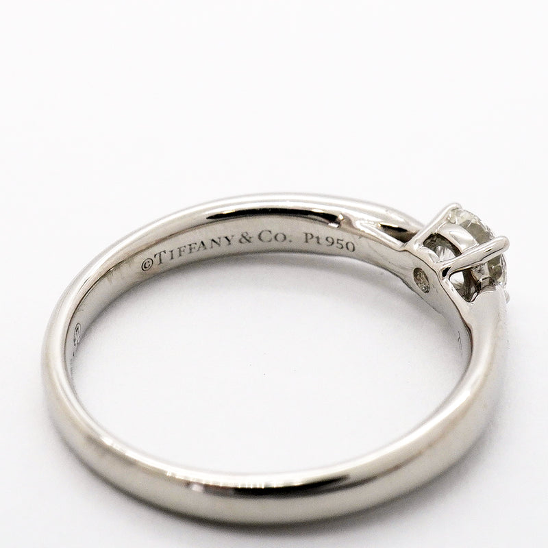 【6jgb0644】ティファニー リング ハーモニー 1PD Pt950 プラチナ ダイヤモンド 0.27ct 7.5号【中古】レディース