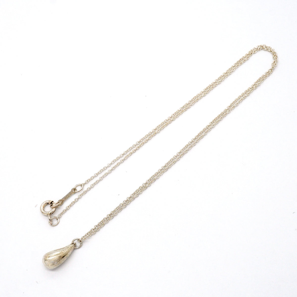 【6jgb0647】ティファニー ネックレス ティアドロップ シルバー925【中古】レディース