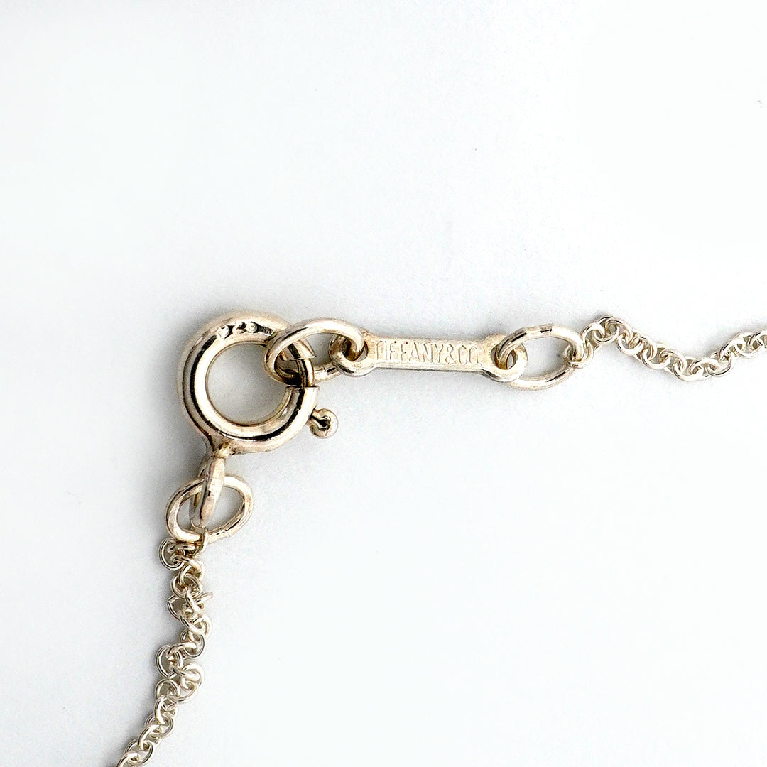 【6jgb0647】ティファニー ネックレス ティアドロップ シルバー925【中古】レディース
