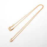【6jgb0648】ティファニー ネックレス バイザヤード 1PD K18PG ピンクゴールド ダイヤモンド【中古】レディース