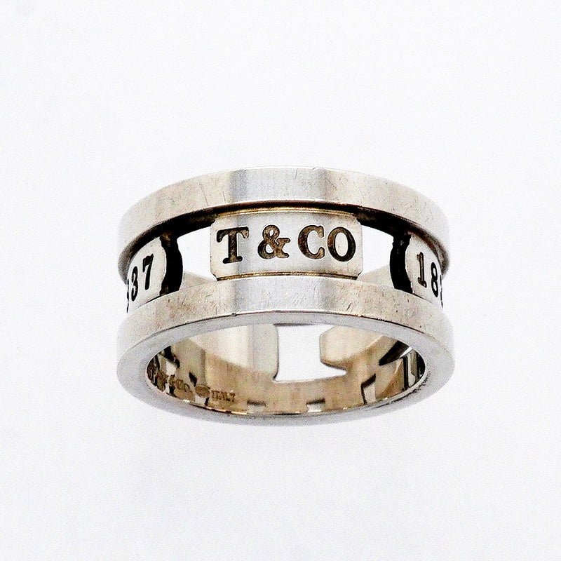 【6jgb0649】ティファニー リング 1837/エレメント シルバー925 13.5号【中古】レディース