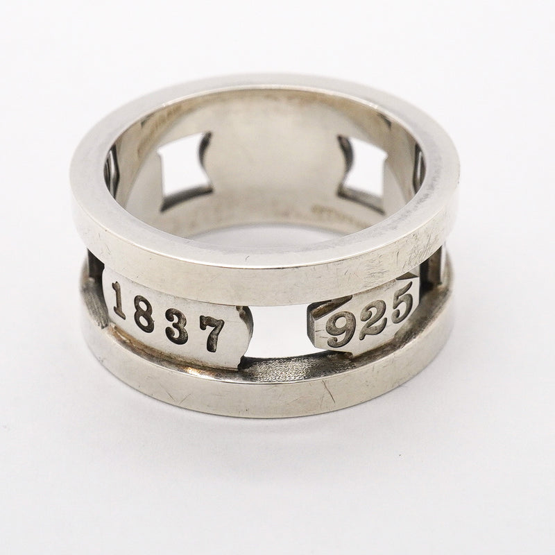【6jgb0649】ティファニー リング 1837/エレメント シルバー925 13.5号【中古】レディース