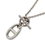 【6jgb0655】エルメス ネックレス シェーヌダンクル アミュレット シルバー925【中古】レディース