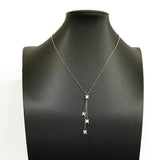 【6jgb0659】ティファニー ネックレス シグネチャートリプル/ドロップ シルバー925【中古】レディース