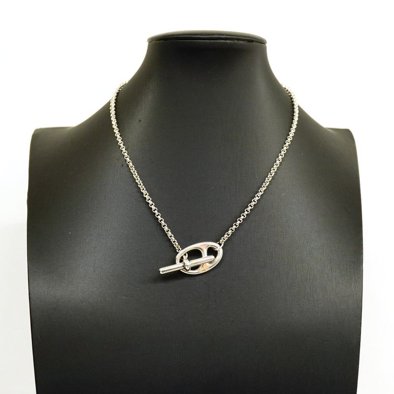 【6jgb0662】エルメス ネックレス シェーヌダンクル パンク シルバー925【中古】メンズ レディース ユニセックス