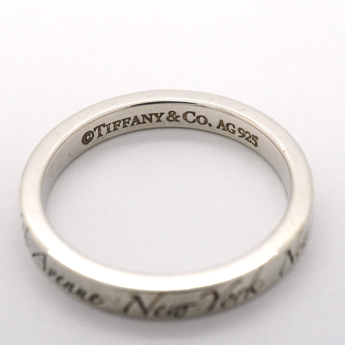 【6jgb0663】ティファニー リング ノーツ シルバー925 12.5号【中古】レディース