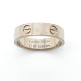 【6jgb0666】カルティエ リング ラブ K18WG ホワイトゴールド ＃64【中古】メンズ