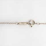 【6jgb0669】ティファニー ネックレス ノーツ/バー 1PD シルバー925 ダイヤモンド【中古】レディース