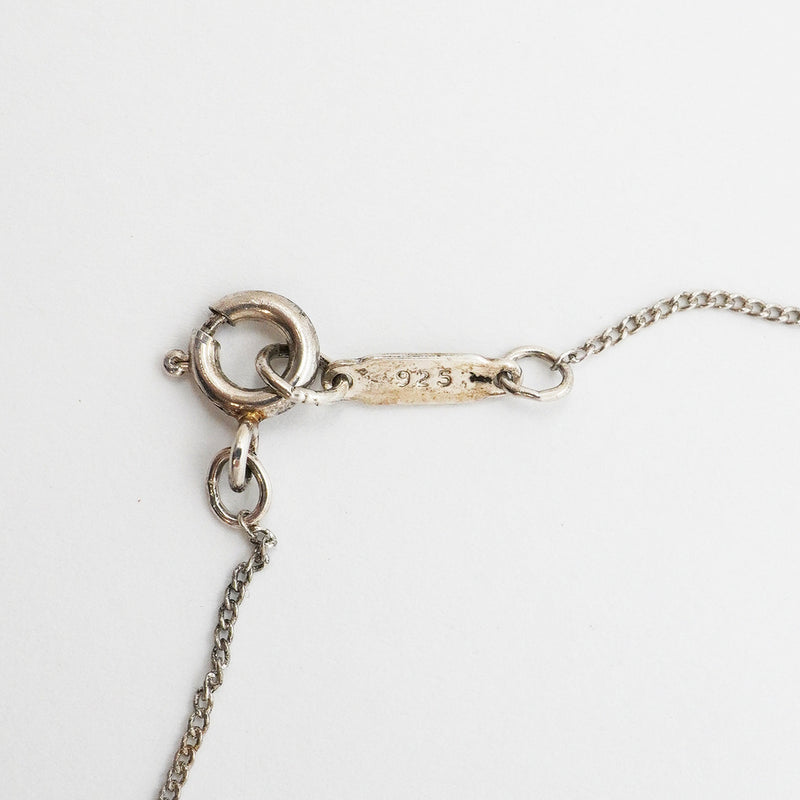 【6jgb0672】ティファニー ネックレス リボン シルバー925【中古】レディース