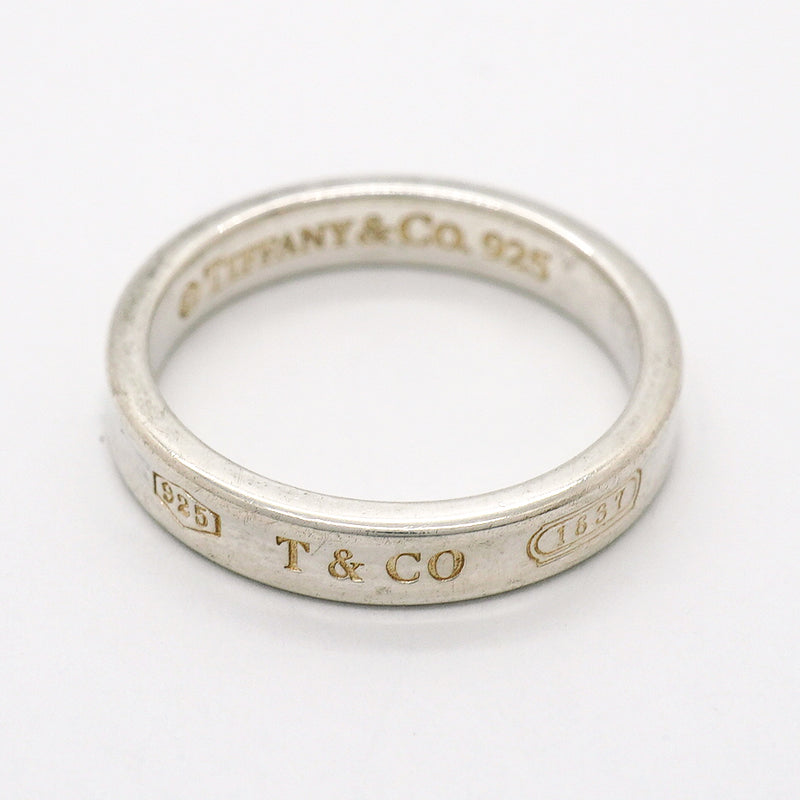 【6jgb0675-k】ティファニー リング ナロー シルバー925 17.5号【中古】メンズ レディース ユニセックス
