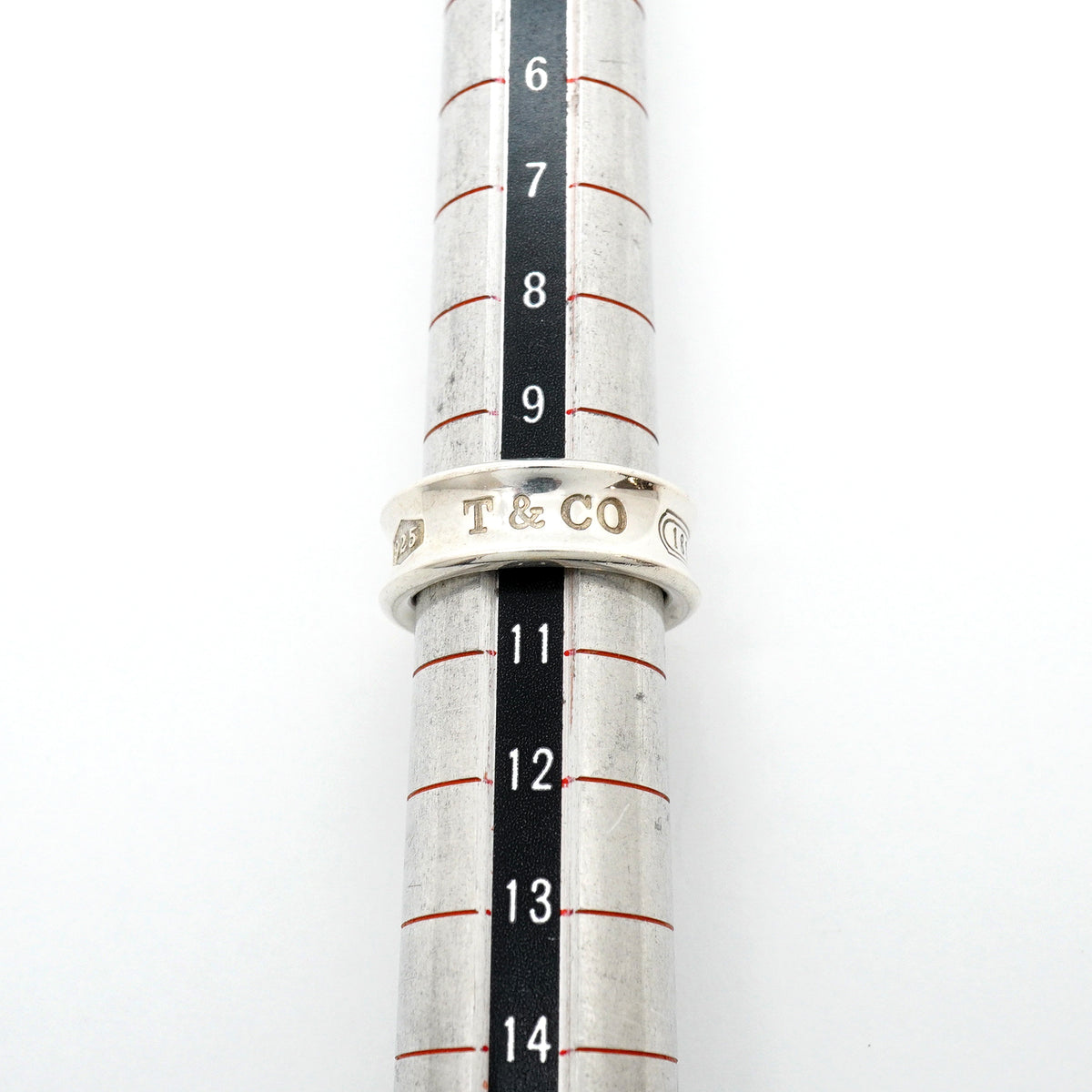 【6jgb0676-k】ティファニー リング ナロー シルバー925 10号【中古】レディース