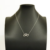 【6jgb0679-k】ティファニー ネックレス トリプルハート シルバー925【中古】レディース