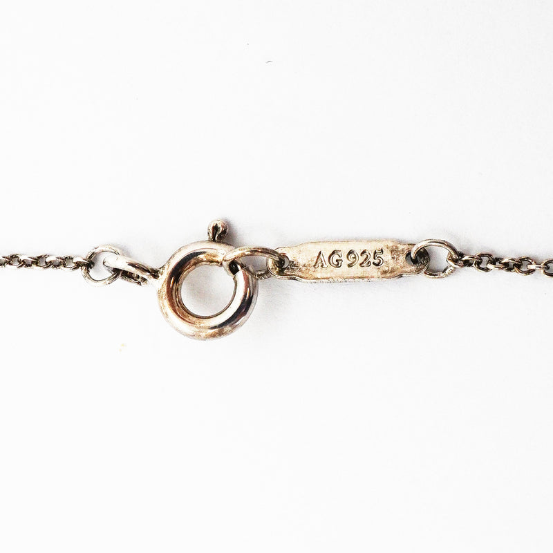 【6jgb0680-k】ティファニー ネックレス 1837/インターロッキング シルバー925 ルベドメタル【中古】レディース