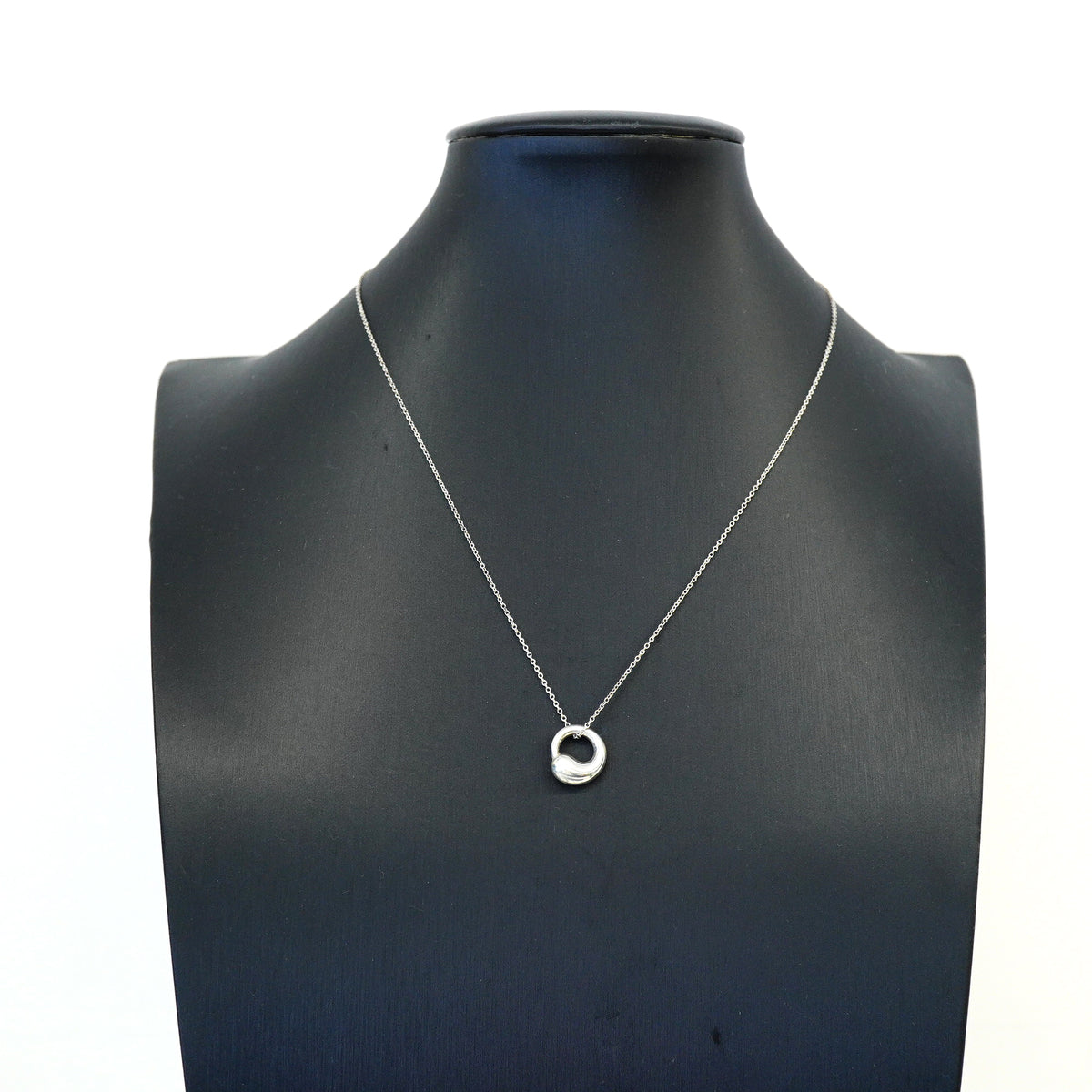 【6jgb0681-k】ティファニー ネックレス エターナルサークル シルバー925【中古】レディース
