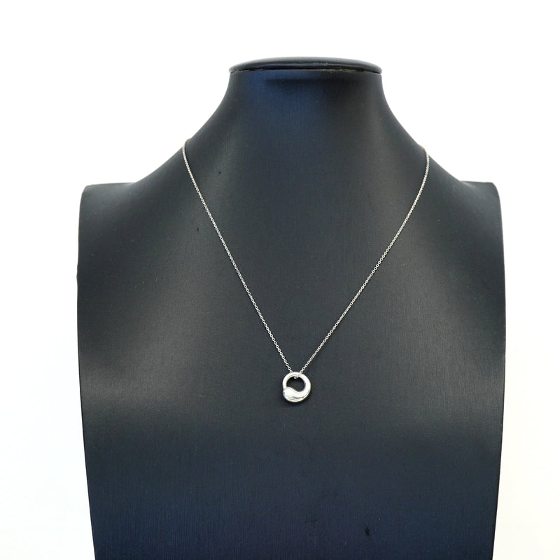 【6jgb0681-k】ティファニー ネックレス エターナルサークル シルバー925【中古】レディース
