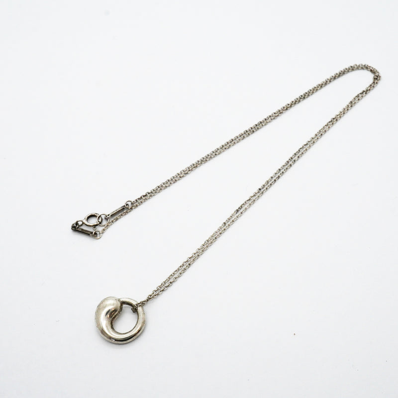【6jgb0681-k】ティファニー ネックレス エターナルサークル シルバー925【中古】レディース