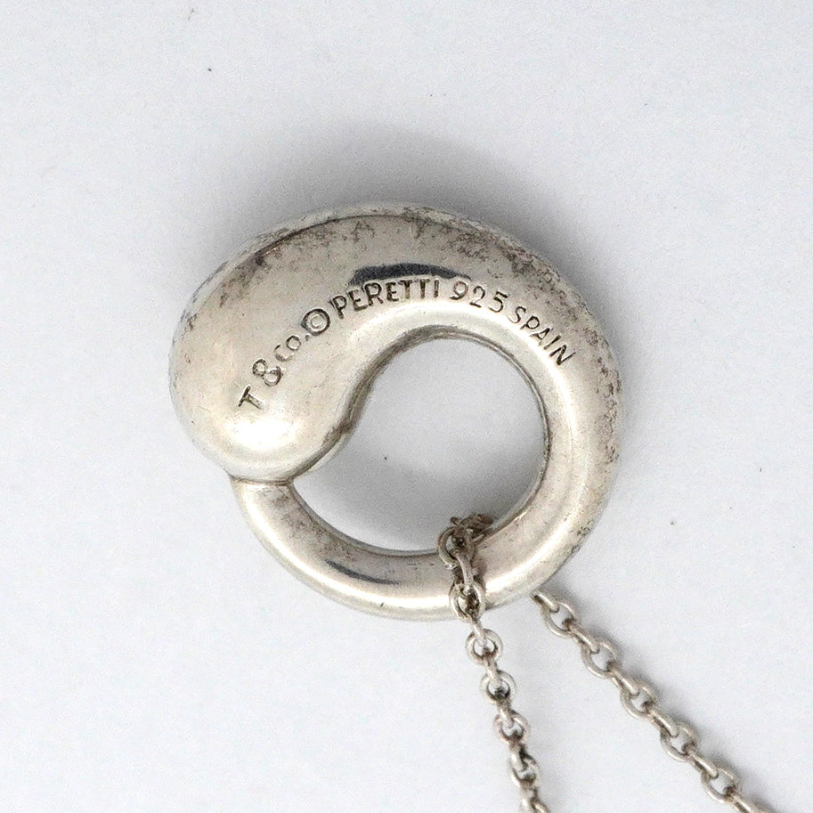 【6jgb0681-k】ティファニー ネックレス エターナルサークル シルバー925【中古】レディース