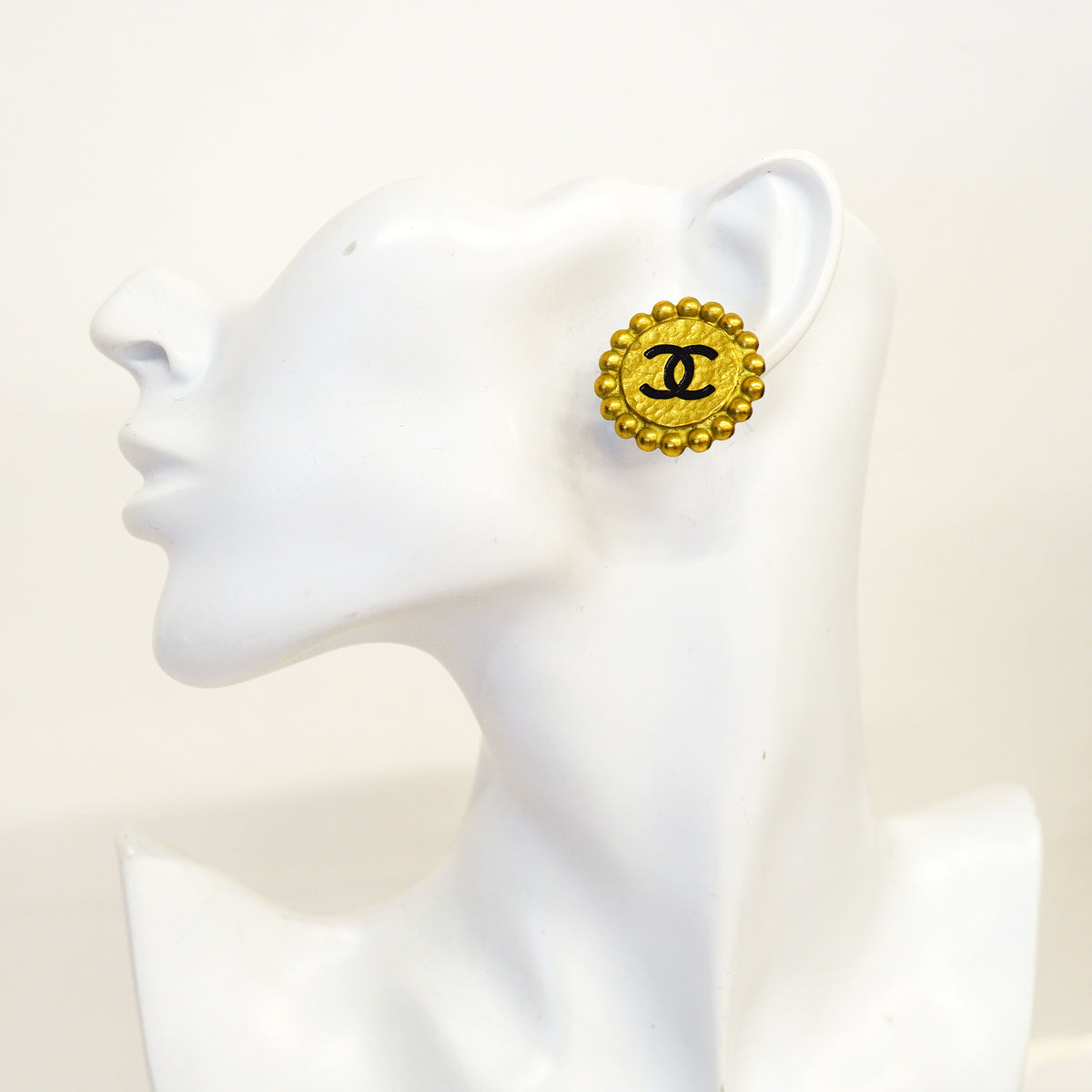 【6jgb0696】シャネル イヤリング ヴィンテージ ココマーク GPメッキ ゴールド【中古】レディース