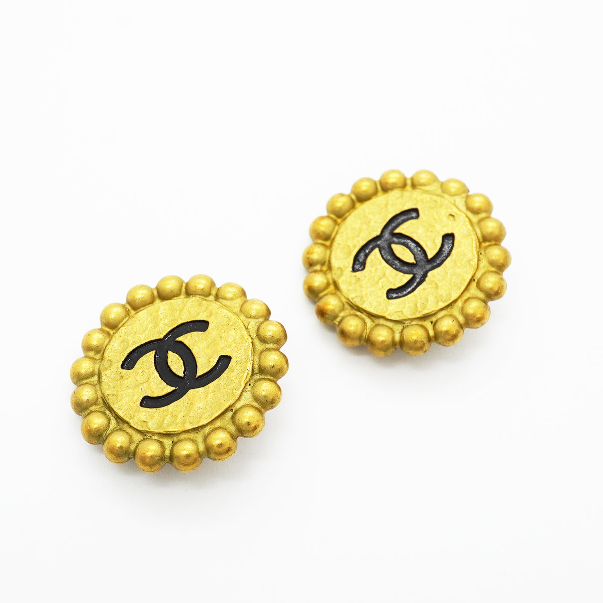 【6jgb0696】シャネル イヤリング ヴィンテージ ココマーク GPメッキ ゴールド【中古】レディース