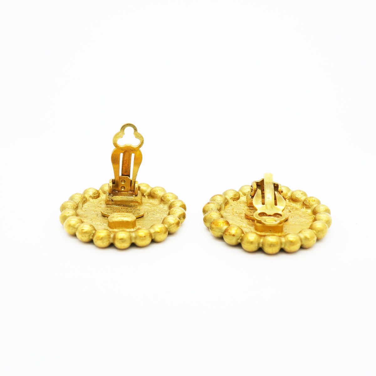【6jgb0696】シャネル イヤリング ヴィンテージ ココマーク GPメッキ ゴールド【中古】レディース