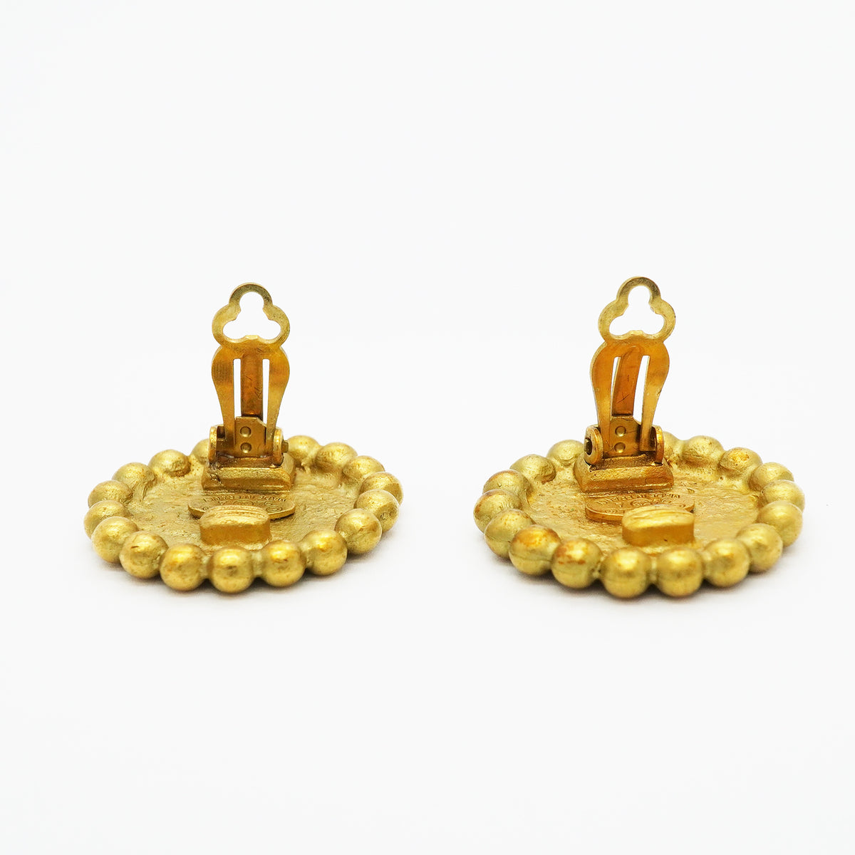 【6jgb0696】シャネル イヤリング ヴィンテージ ココマーク GPメッキ ゴールド【中古】レディース