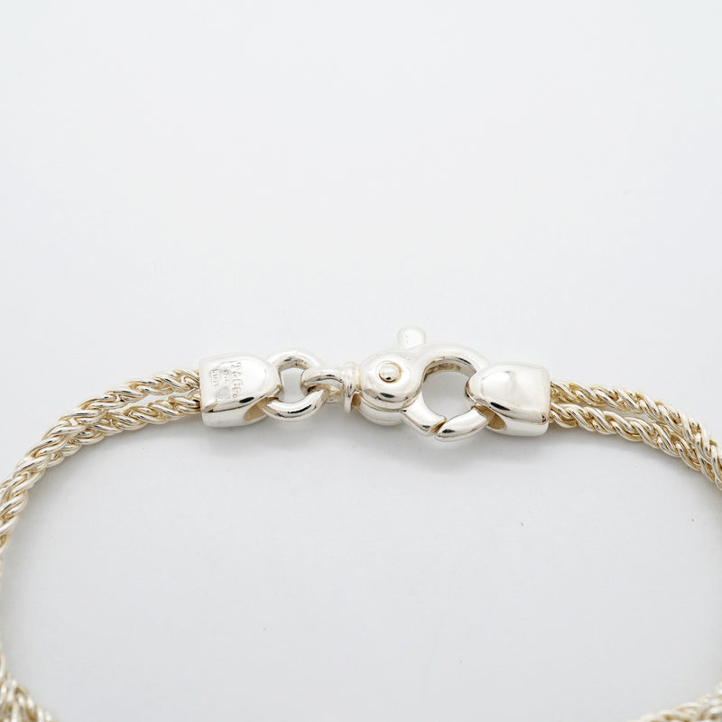 【6jgb0699】ティファニー ブレスレット センターノット/ダブルロープ シルバー925【中古】メンズ レディース ユニセックス