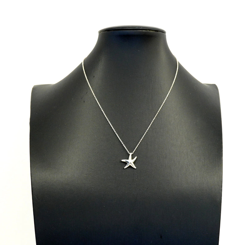 【6jgb0701】ティファニー ネックレス スターフィッシュ シルバー925【中古】レディース