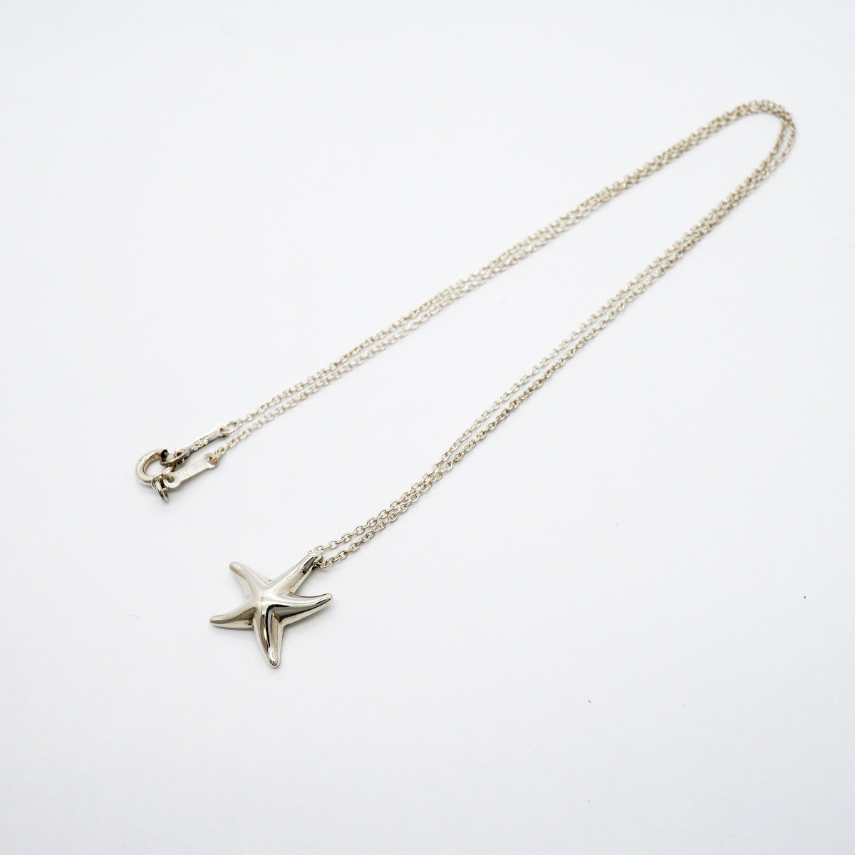 【6jgb0701】ティファニー ネックレス スターフィッシュ シルバー925【中古】レディース