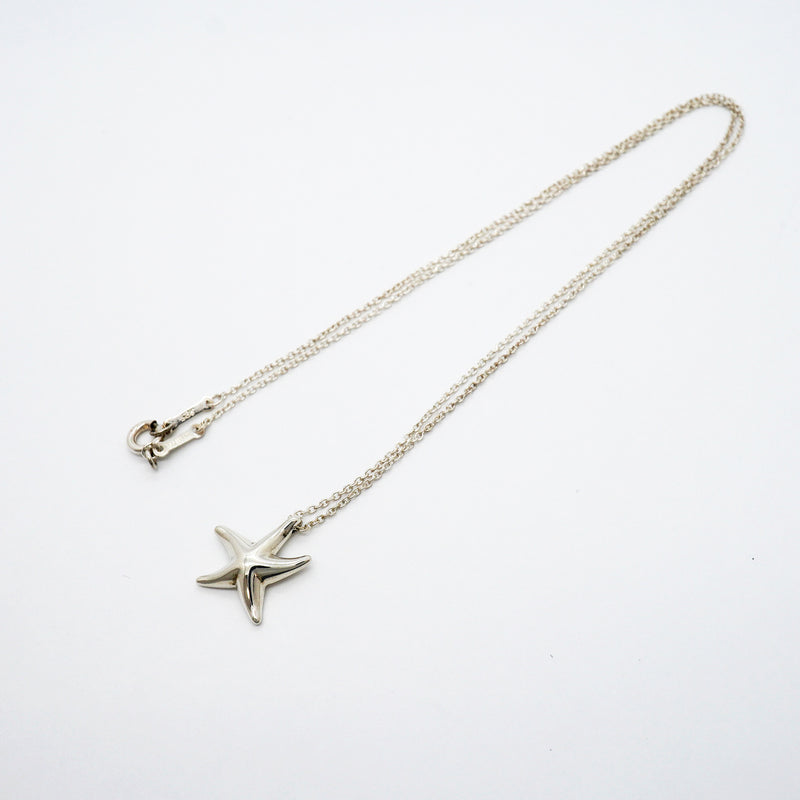 【6jgb0701】ティファニー ネックレス スターフィッシュ シルバー925【中古】レディース