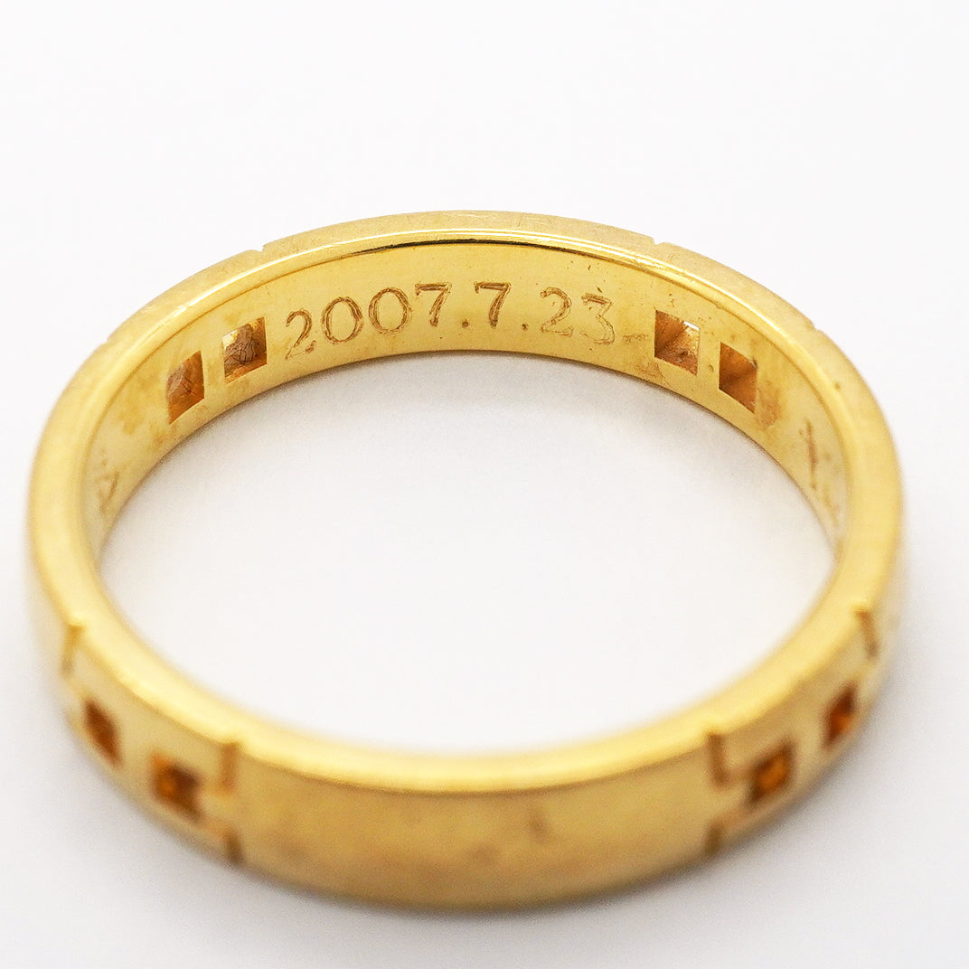 【6jgb0706】エルメス リング エヴァーヘラクレス K18YG イエローゴールド ＃50【中古】レディース