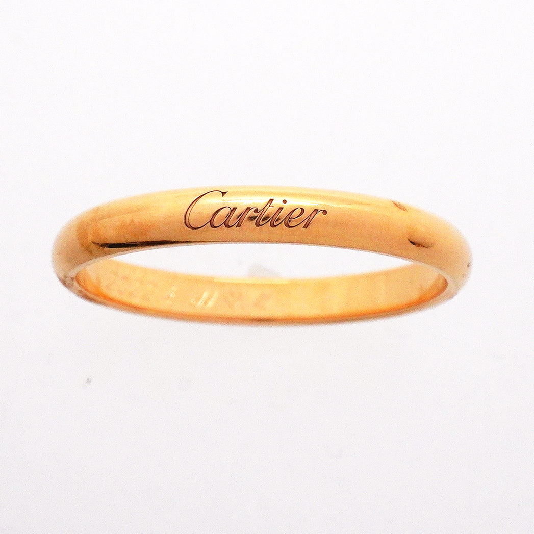 【6jgb0709】カルティエ リング Cドゥ K18PG ピンクゴールド ＃64【中古】メンズ
