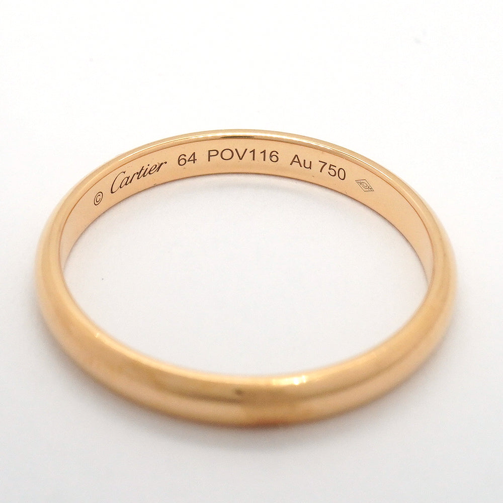 【6jgb0709】カルティエ リング Cドゥ K18PG ピンクゴールド ＃64【中古】メンズ