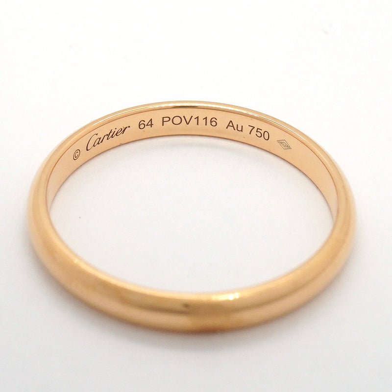 【6jgb0709】カルティエ リング Cドゥ K18PG ピンクゴールド ＃64【中古】メンズ