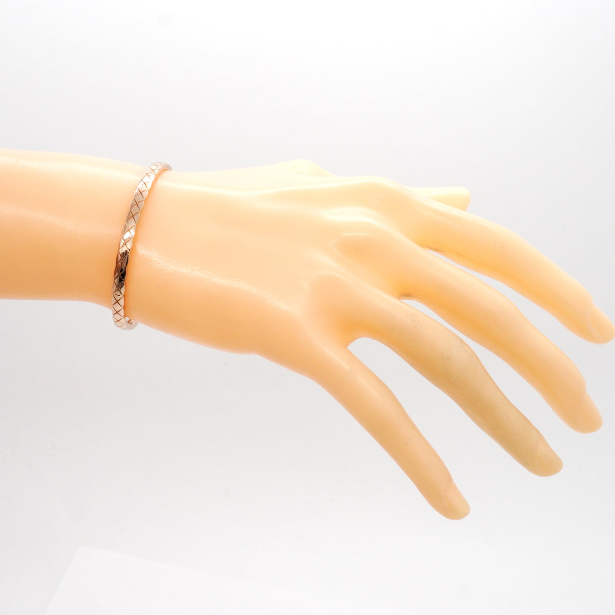 【6jgb0710】シャネル バングル ココクラッシュ/ベージュゴールド K18PG ピンクゴールド【中古】レディース