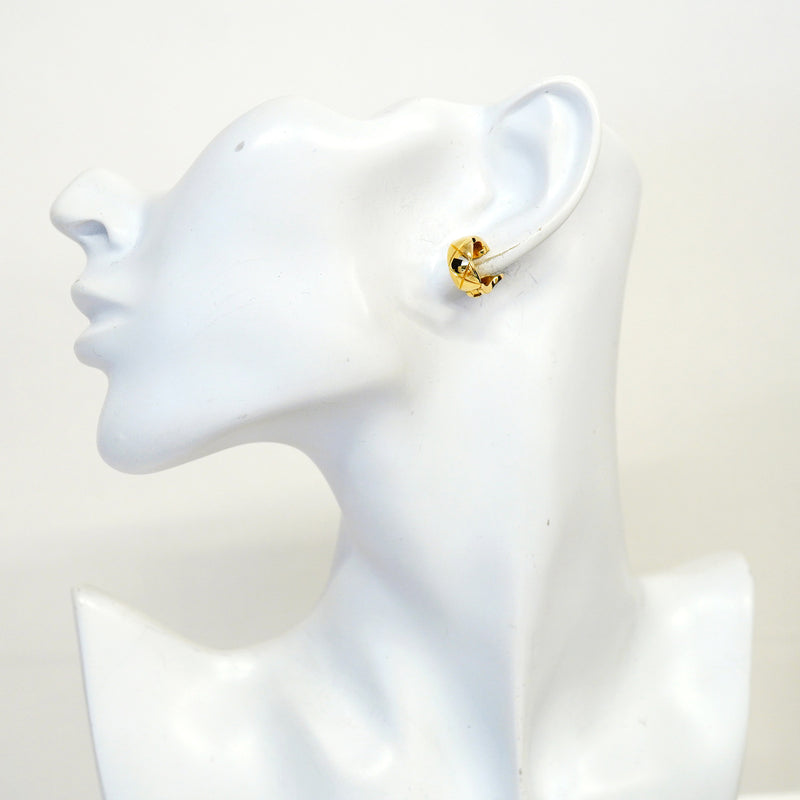 【6jgb0711】シャネル ピアス ココクラッシュ K18YG イエローゴールド【中古】レディース