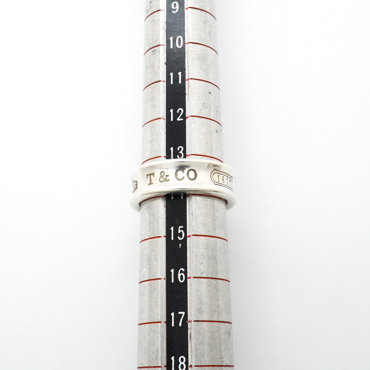 【6jgb0716-k】ティファニー リング ナロー シルバー925 14号【中古】レディース
