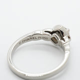 【6jgb0718】シャネル リング ココクラッシュ Pt950 プラチナ ダイヤモンド ＃48【中古】レディース