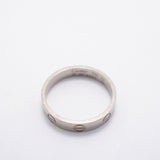 【6jgb0721】カルティエ リング ミニラブ K18WG ホワイトゴールド ＃53【中古】レディース
