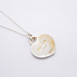 【6jgb0731-k】ティファニー ネックレス GO WOMEN ハートモチーフ シルバー925【中古】レディース