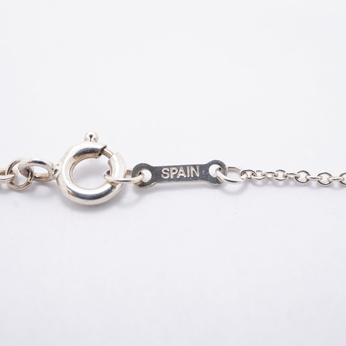 【6jgb0732-k】ティファニー ネックレス オープンハート シルバー925【中古】レディース