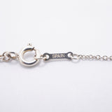 【6jgb0732-k】ティファニー ネックレス オープンハート シルバー925【中古】レディース