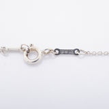 【6jgb0732-k】ティファニー ネックレス オープンハート シルバー925【中古】レディース