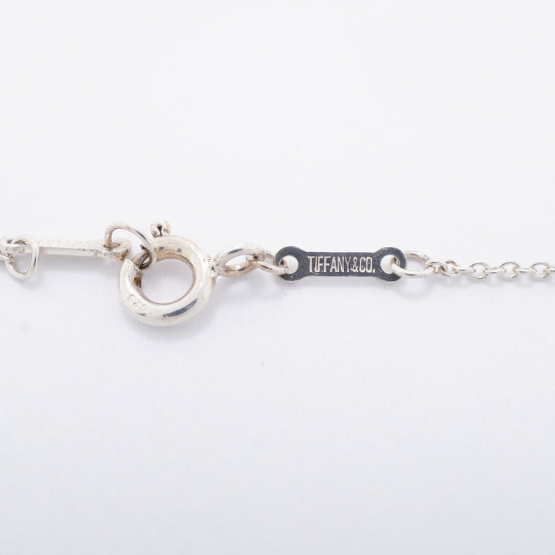 【6jgb0732-k】ティファニー ネックレス オープンハート シルバー925【中古】レディース