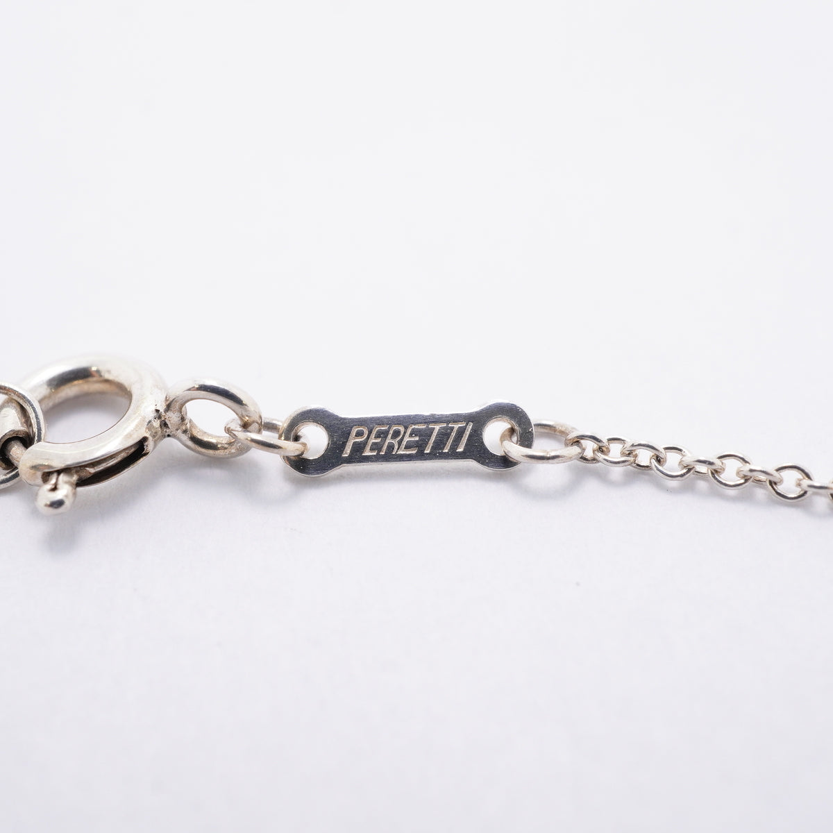 【6jgb0732-k】ティファニー ネックレス オープンハート シルバー925【中古】レディース