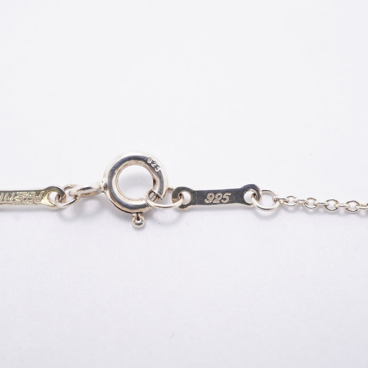 【6jgb0732-k】ティファニー ネックレス オープンハート シルバー925【中古】レディース