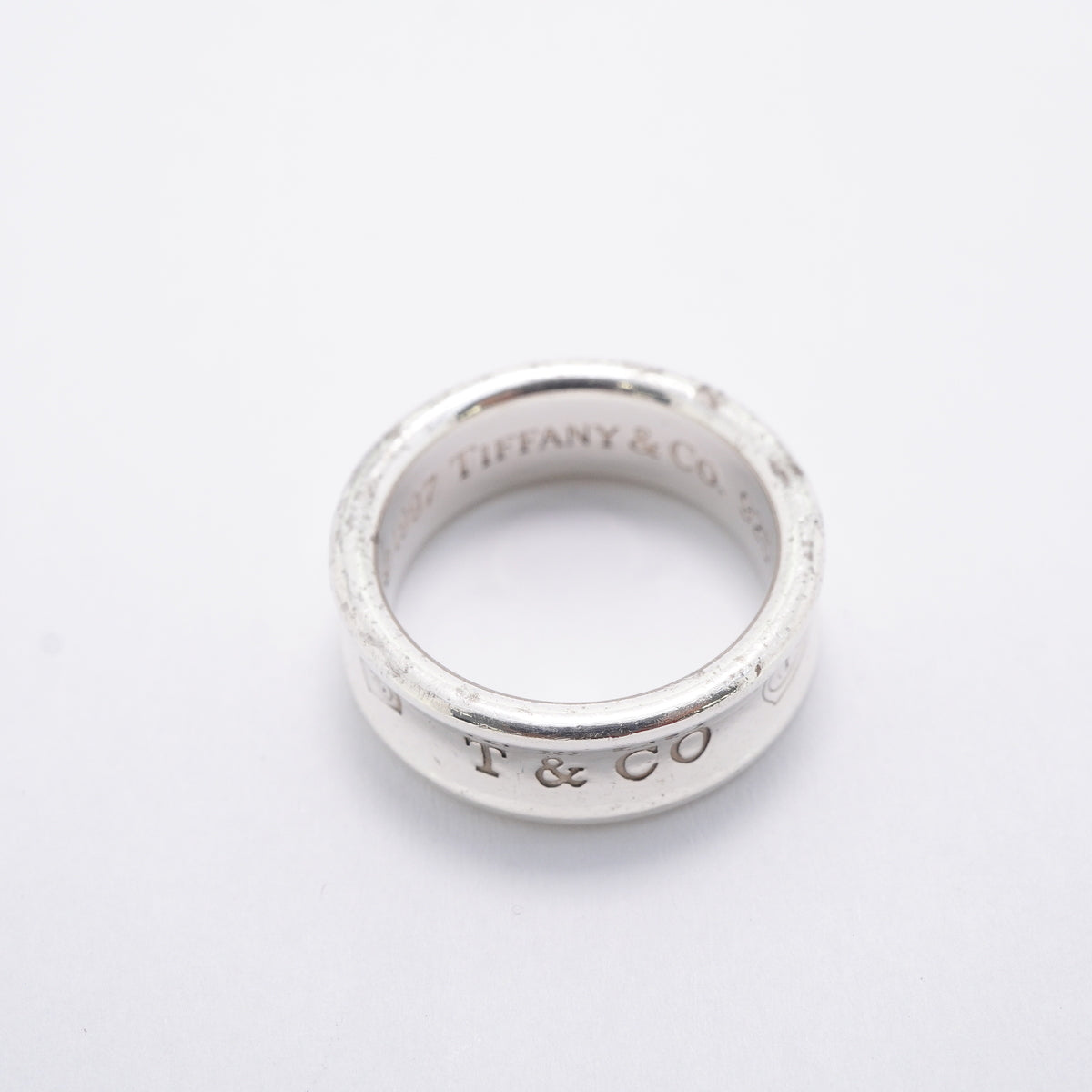 【6jgb0736-k】ティファニー リング ナロー シルバー925 13号【中古】レディース